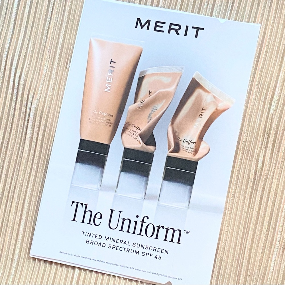 MERIT The Uniform Tinted Mineral Sunscreen - 4 Shades